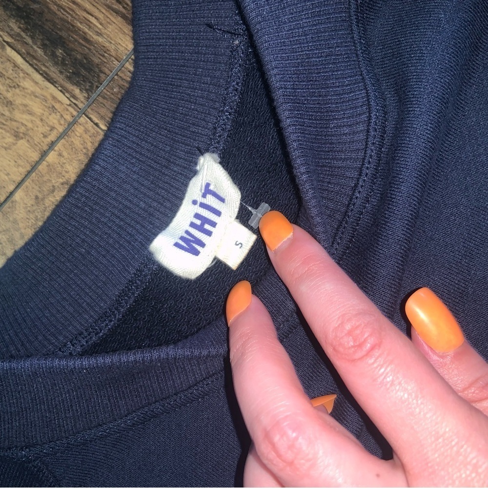 WHIT 2018 fall embroidered sweatshirt S $450 - Picture 2 of 5